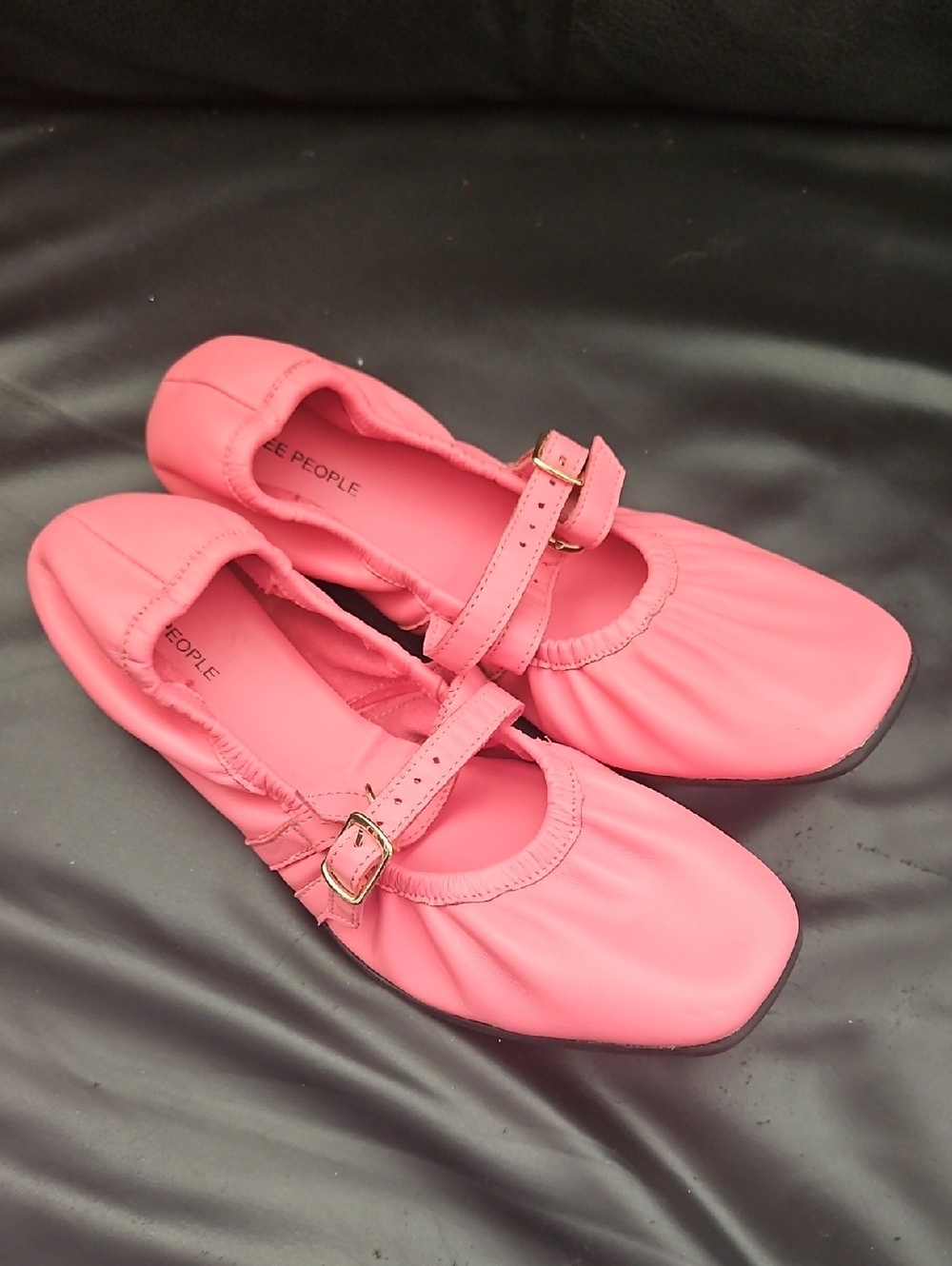 Free People Women's Gemini Ballet Flat, Watermelon 7.5US New - Picture 2 of 10